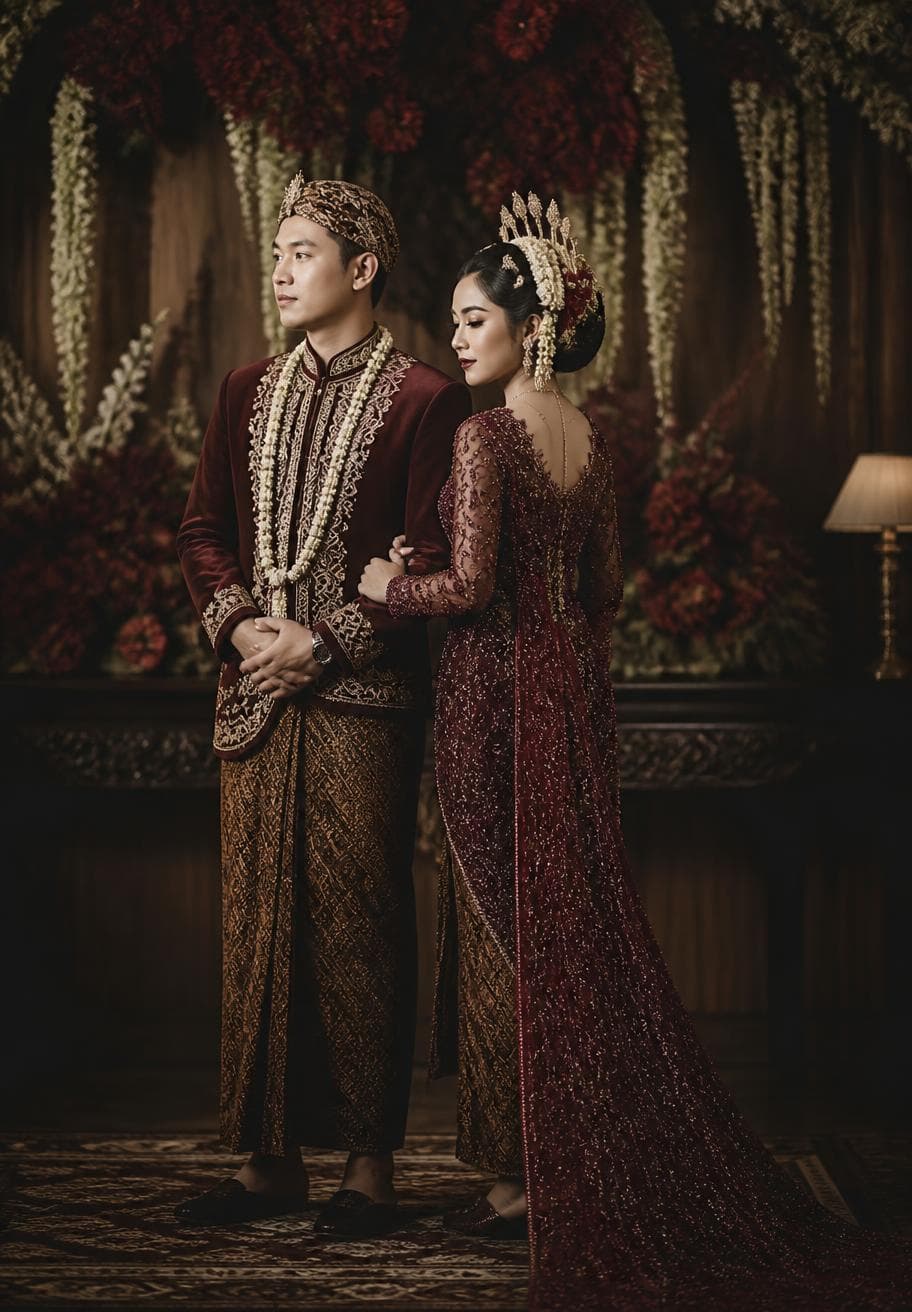 Maroon Elegance
